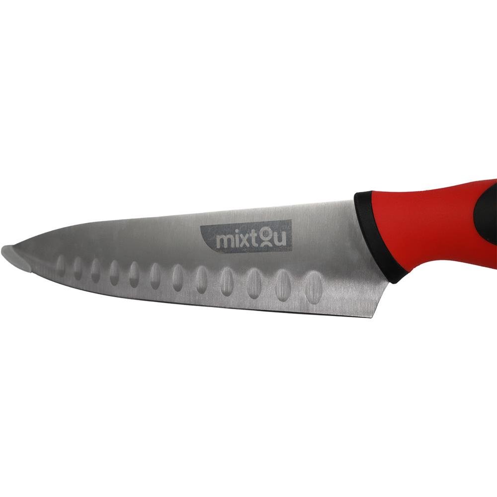 Faca Santoku Do Chef 8" Premium Aço Inox - Churrasco / Sushi