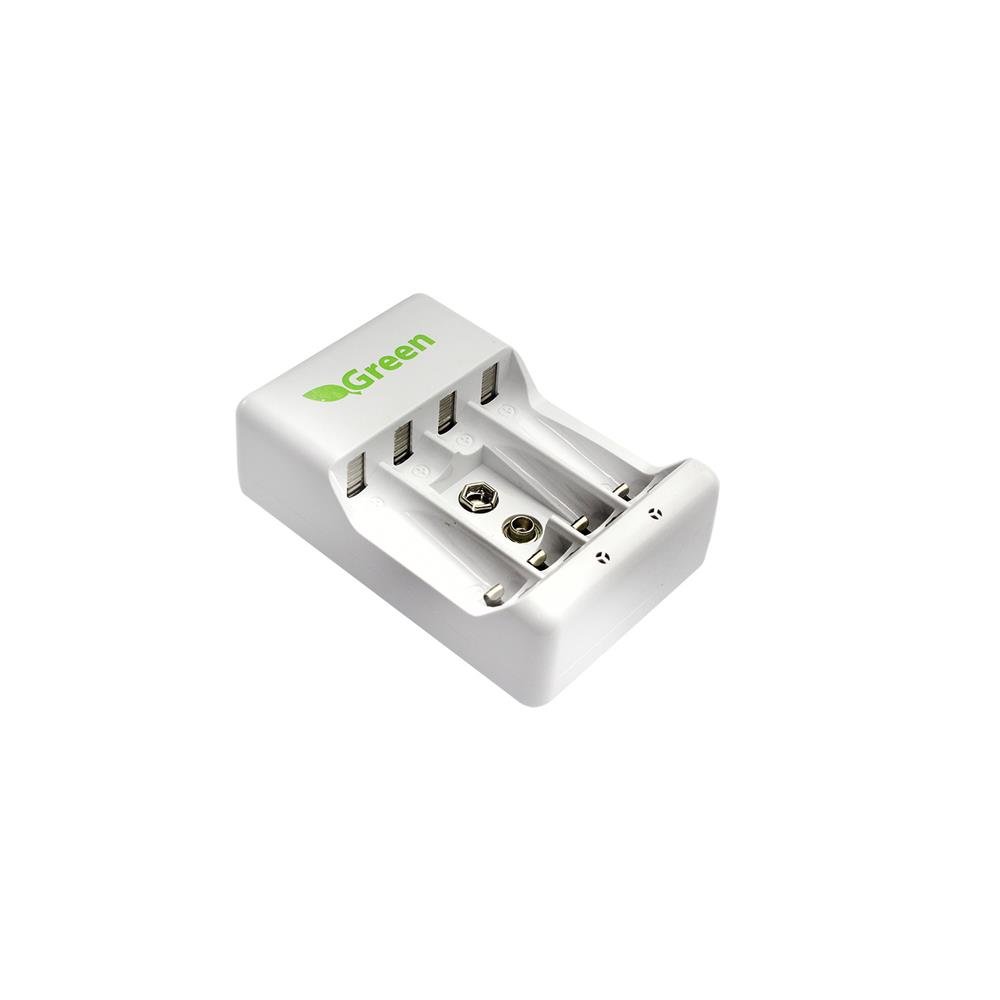 Carregador De Pilha/Bateria AA/AAA/9V - 100-240V AC 50/60HZ