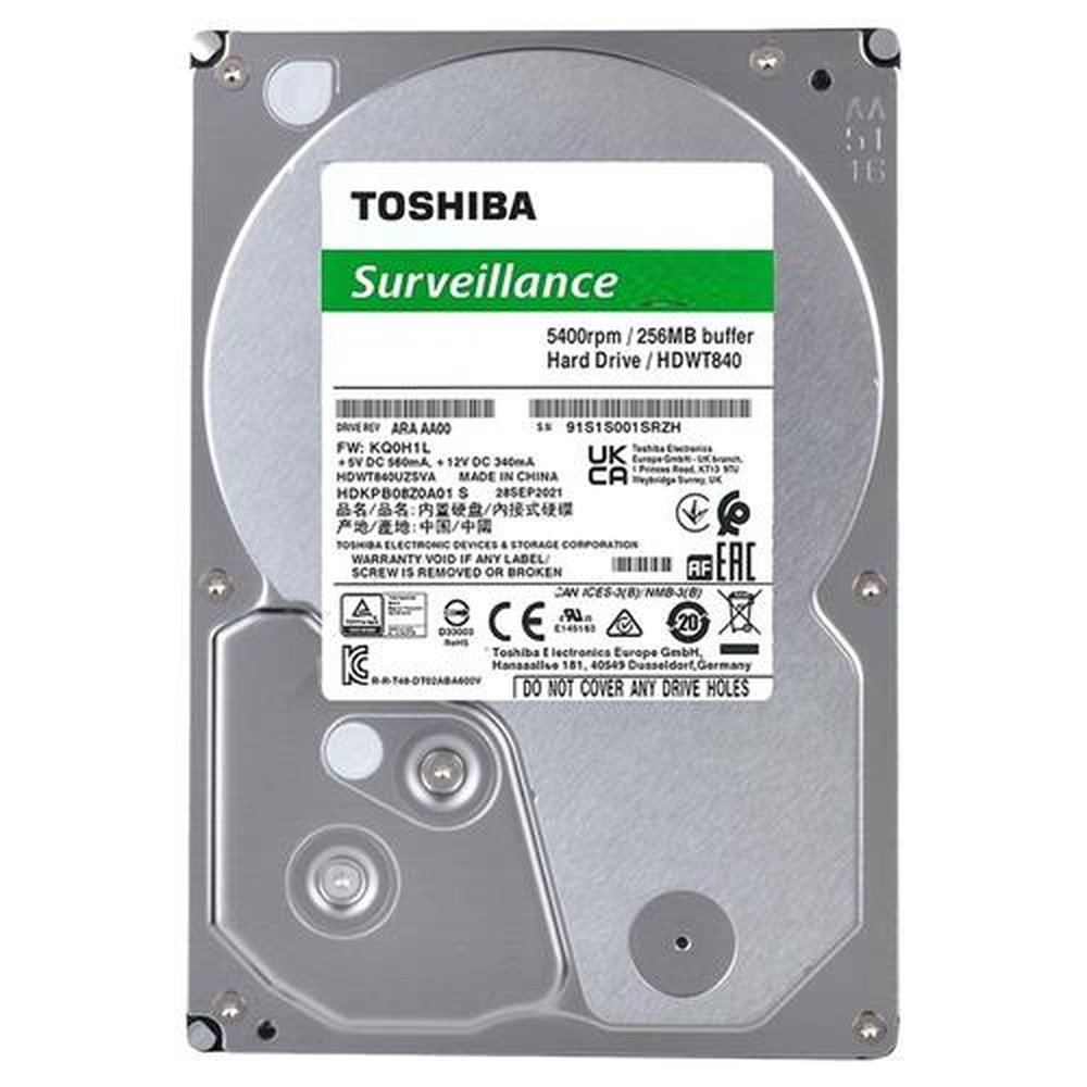 Hd Sata Toshiba 1Tb Surveillance Dt101Ab
