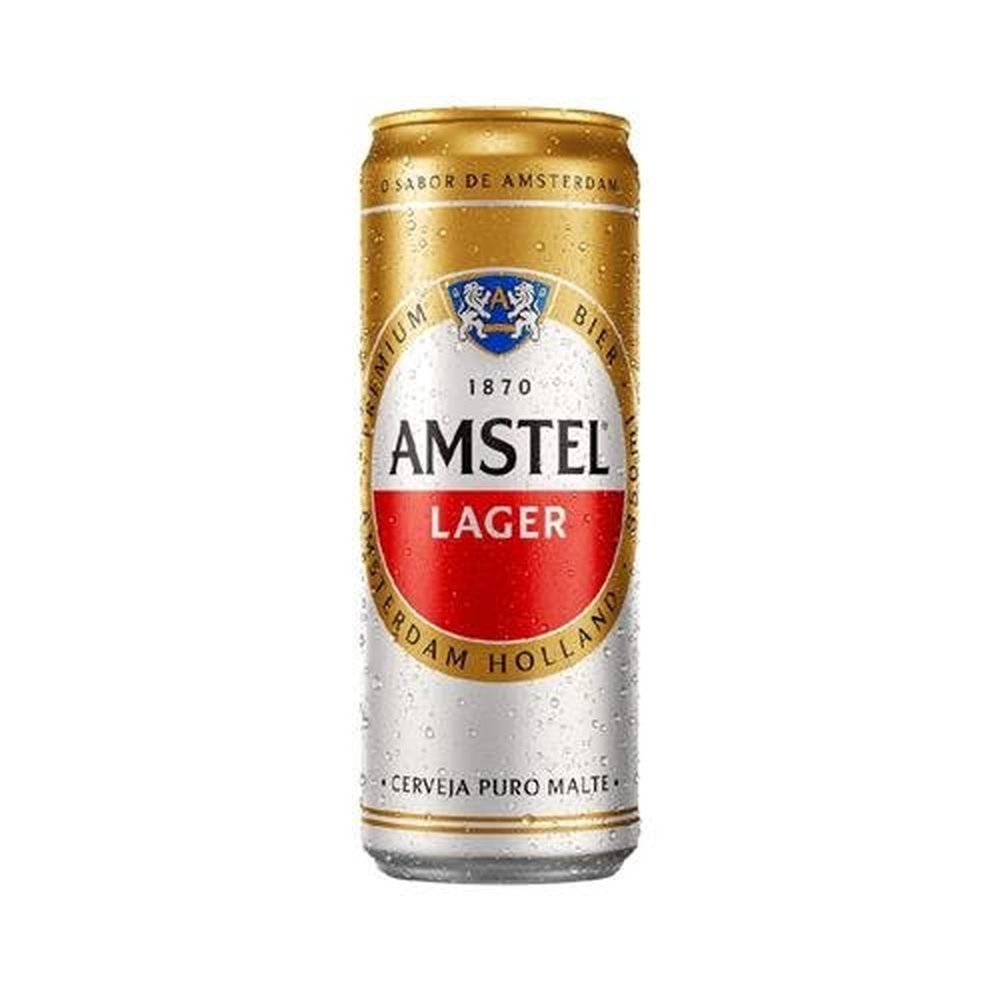 Amstel Sleek Lata 350 Ml Com 12 Unidades