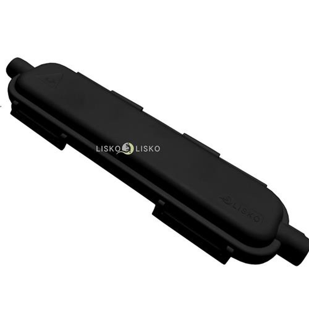 Caixa Protetora Hermética P/ Emenda Fibra Óptica Drop Cor Preta