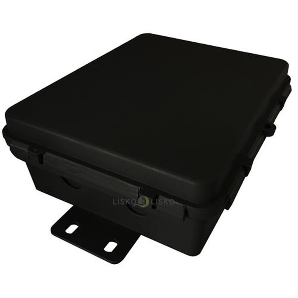 Caixa Hermética Preta Mini 17x13,5x6,5cm Multiuso