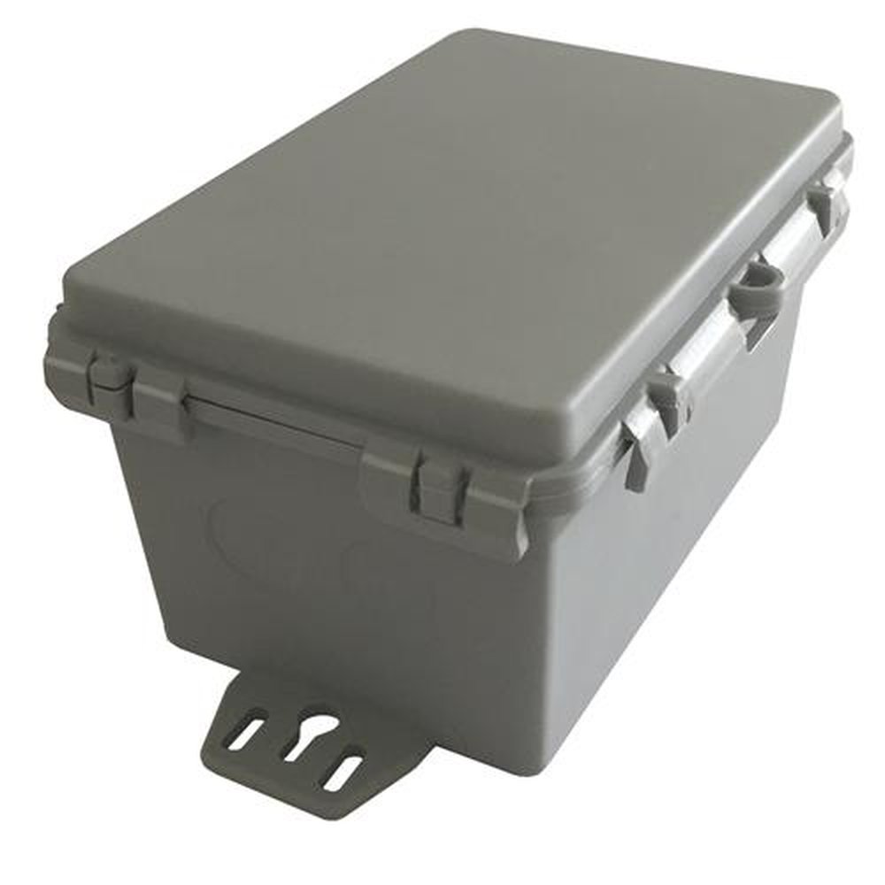 Caixa Hermética Cinza Micro Multiuso 11,5x7,5x7cm