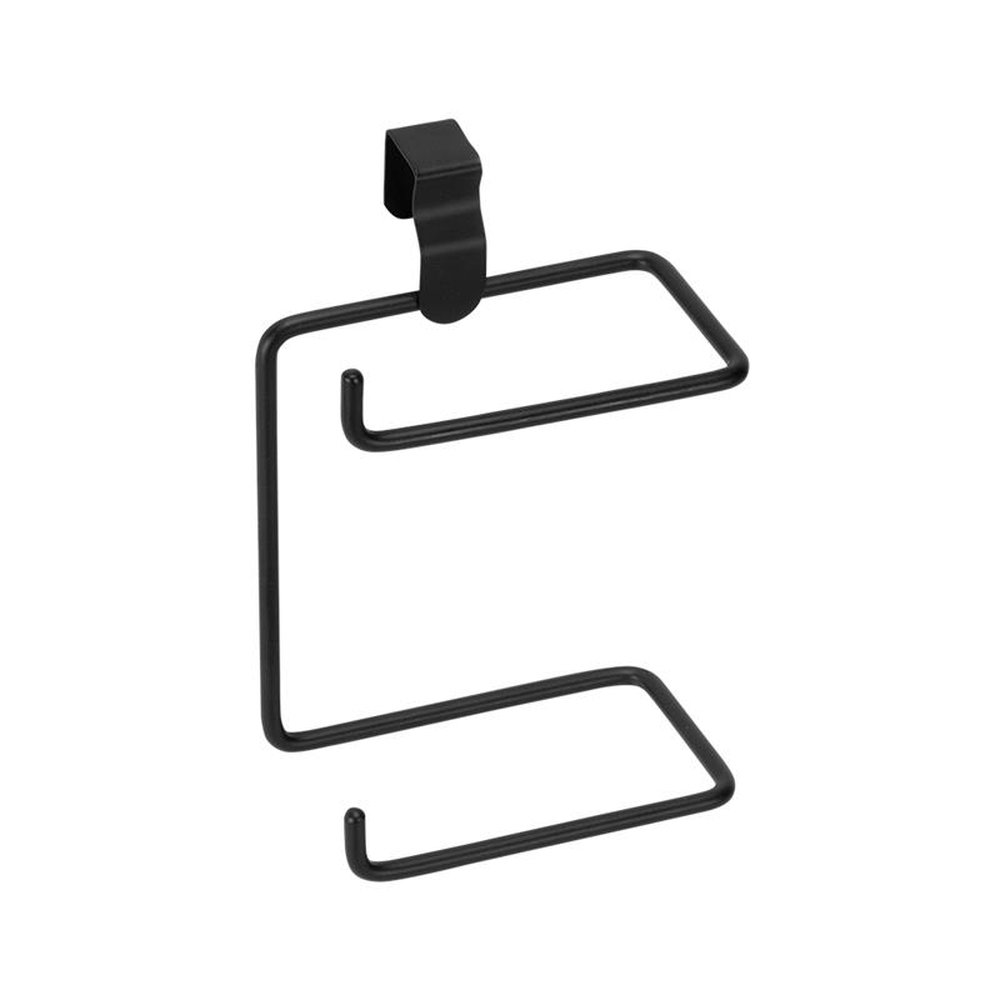 Suporte Para Papel Higiênico Duplo Para Caixa Acoplada Black - Embalagem Com 6 Unidades