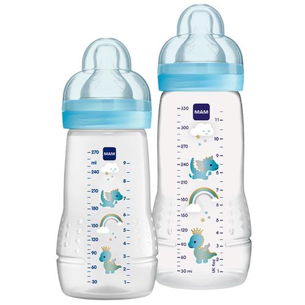 Kit Mamadeira Mam Easy Active Azul 270/330 Ma50021
