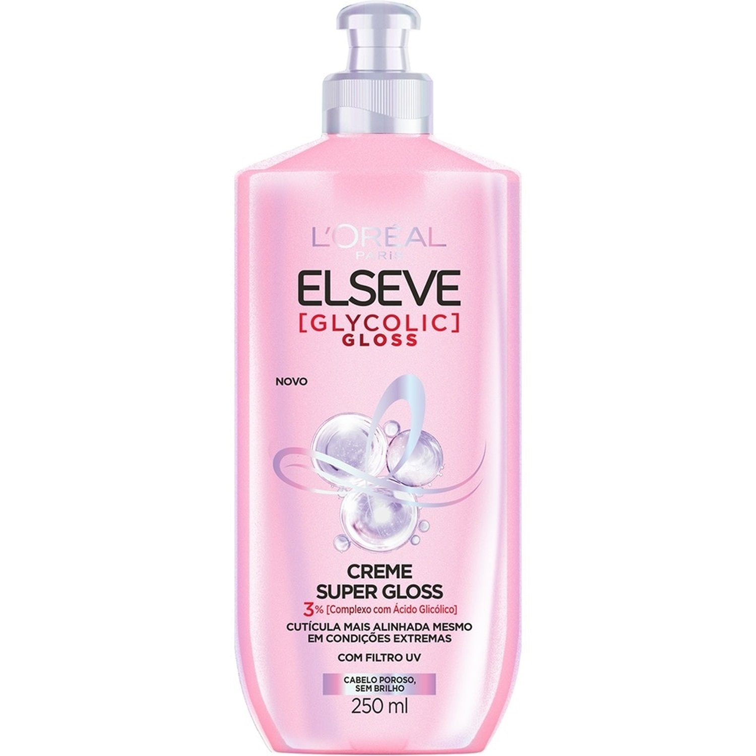 Creme Para Pentear Elseve Glycolic Gloss 250ml