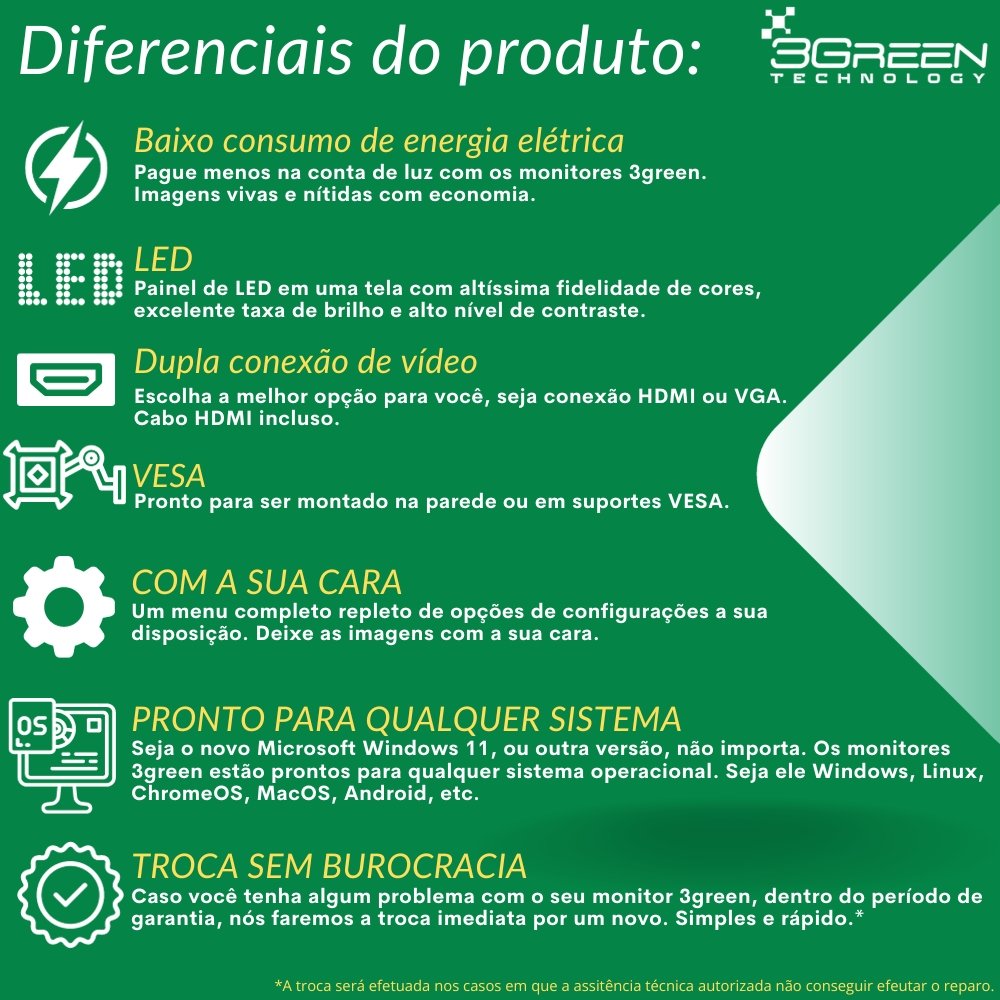 Monitor 15.6 Polegadas Led Hd HDMI VGA Vesa Ajuste De Inclinação M156whd