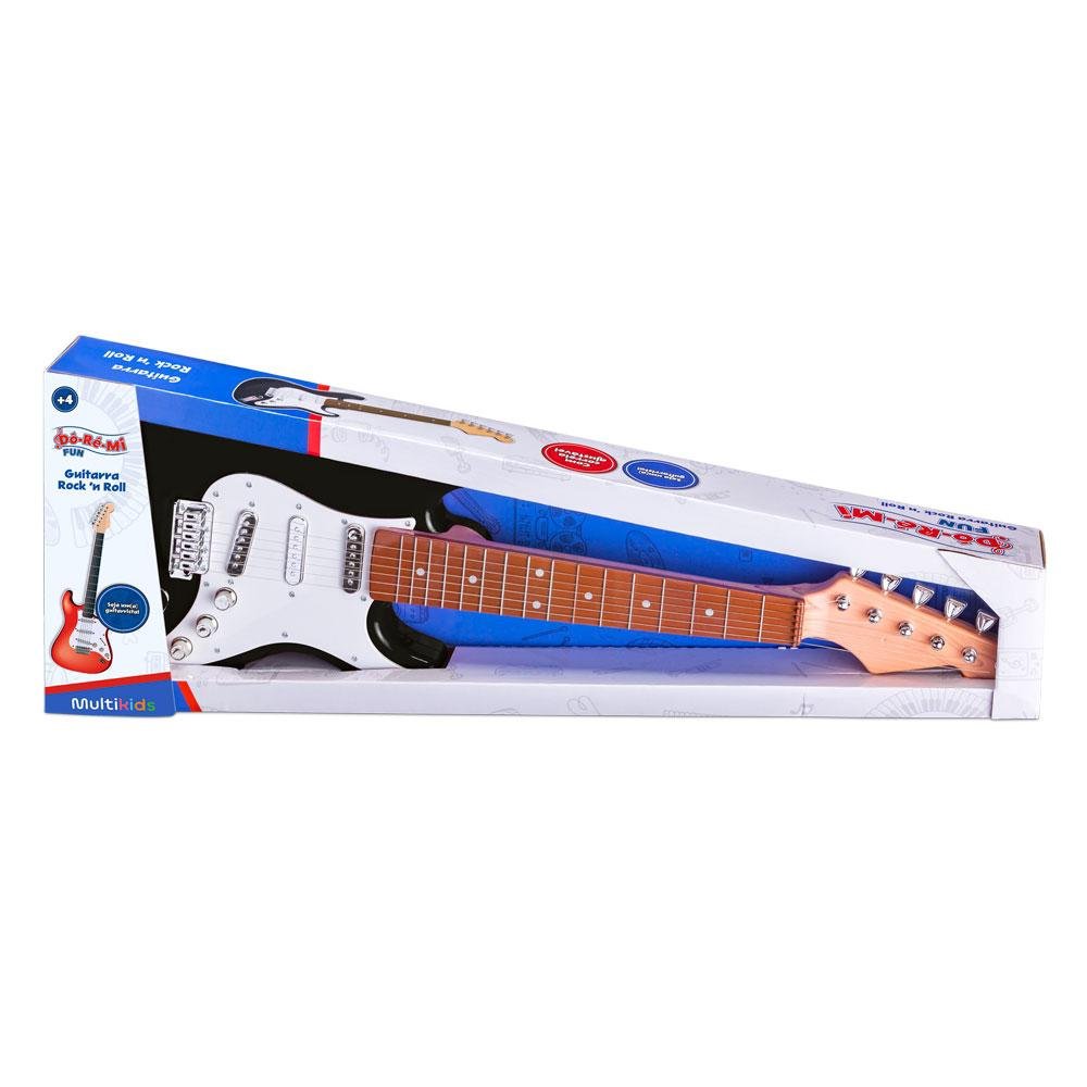 Guitarra Rock N Roll Preta Do Re Mi Fun Multikids - BR1532