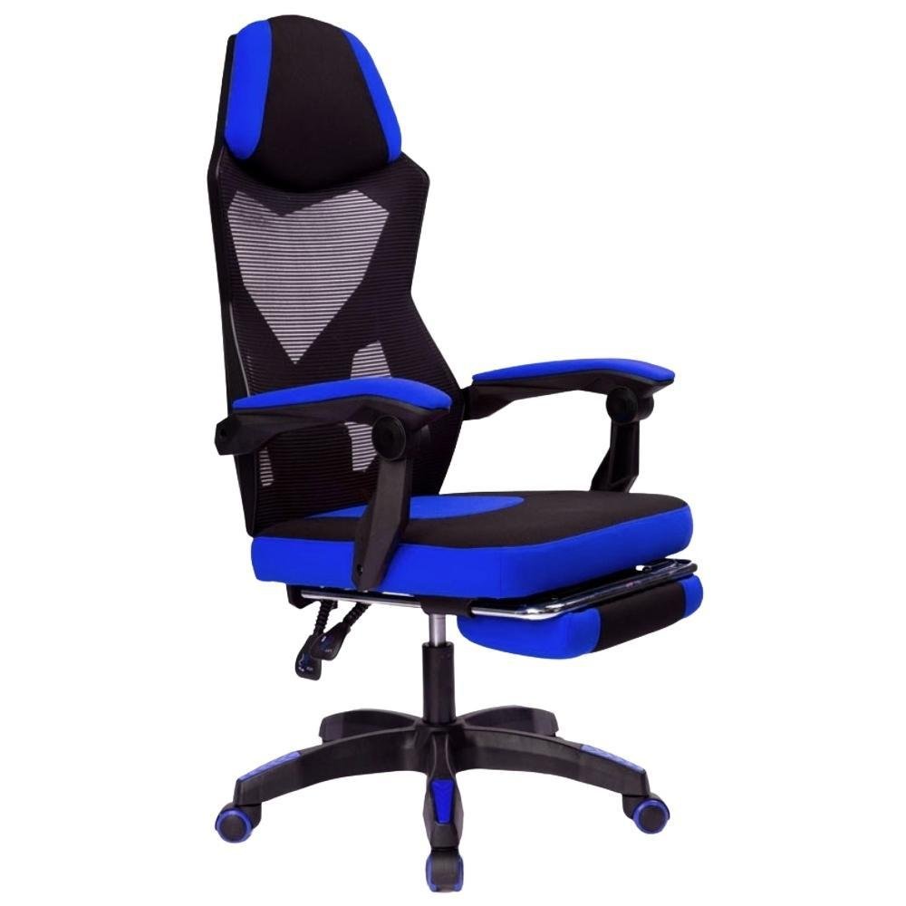Cadeira de Escritorio com Rodinha Fortt Verona Azul - CEGF01-A