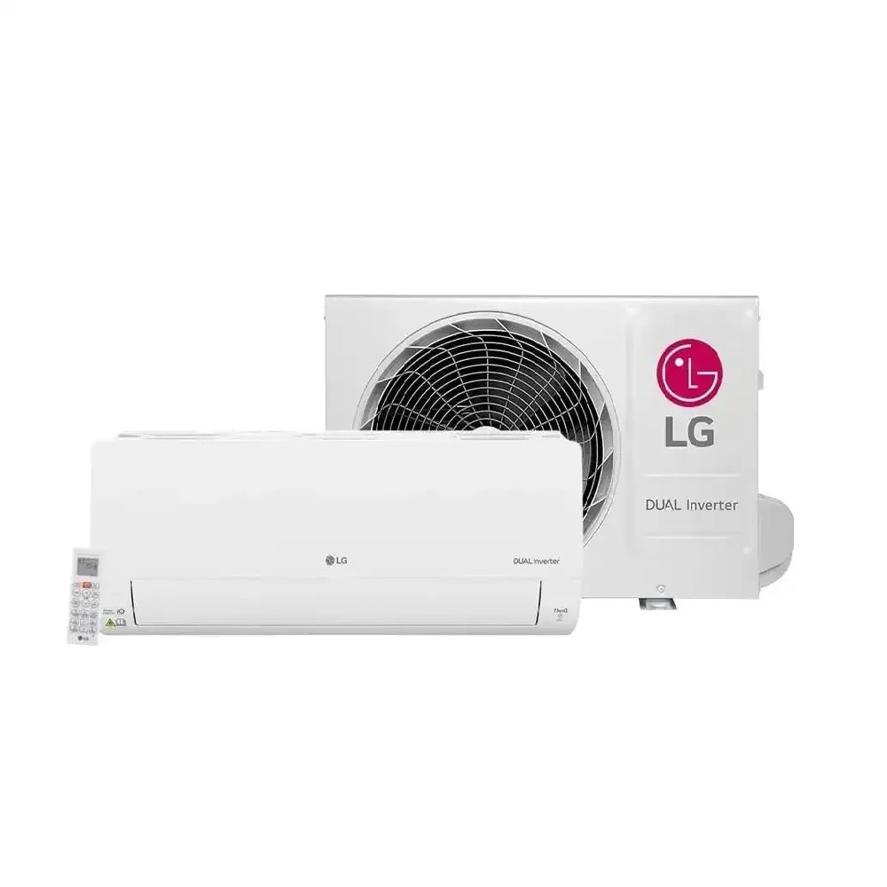 Ar Condicionado Split LG Hi Wall Dual Inverter Voice 9.000 BTU/h Quente e Frio Monofasico Branco S3-W09AA31C - 220V