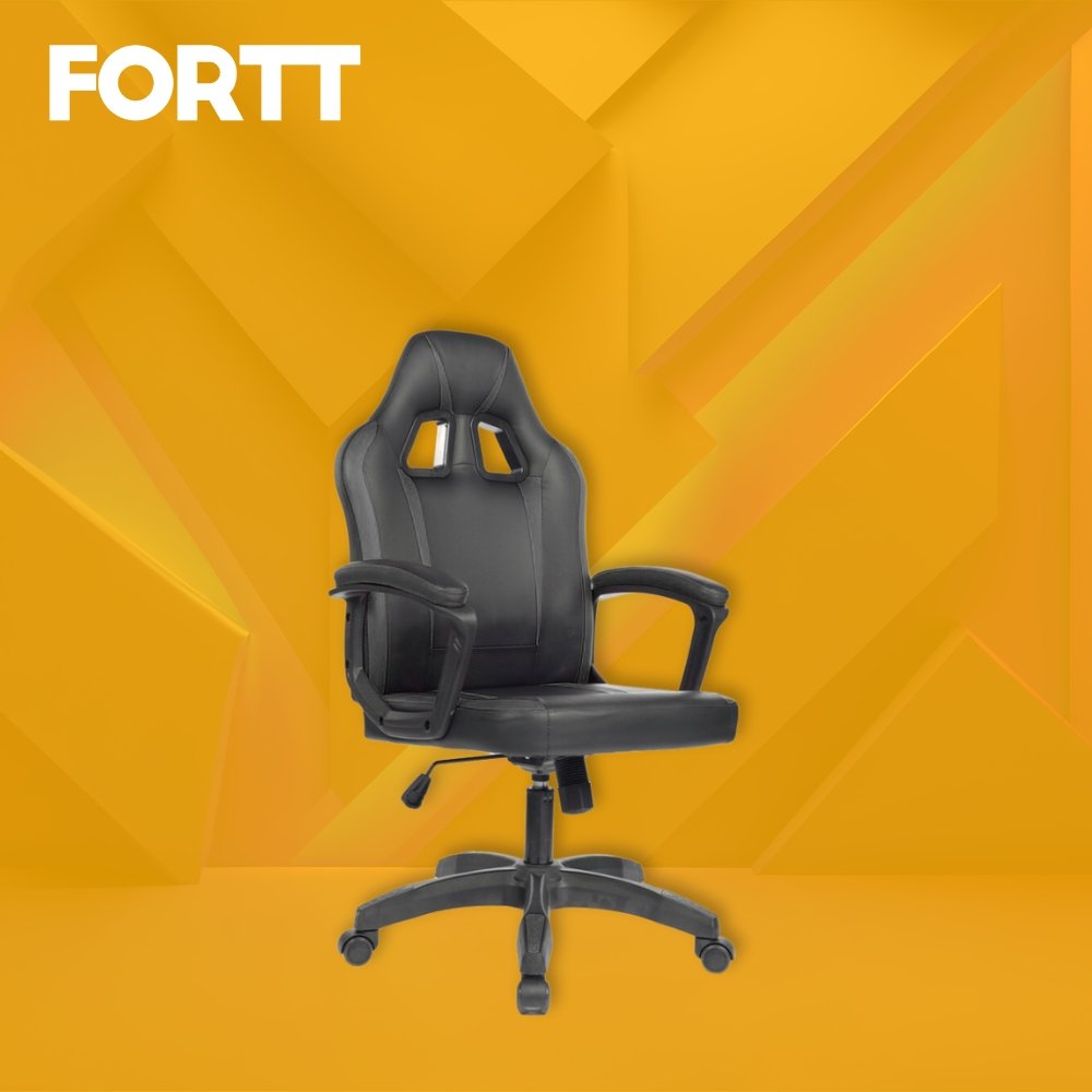 Cadeira Gamer Fortt Lipsia Preta - Cgf002-P