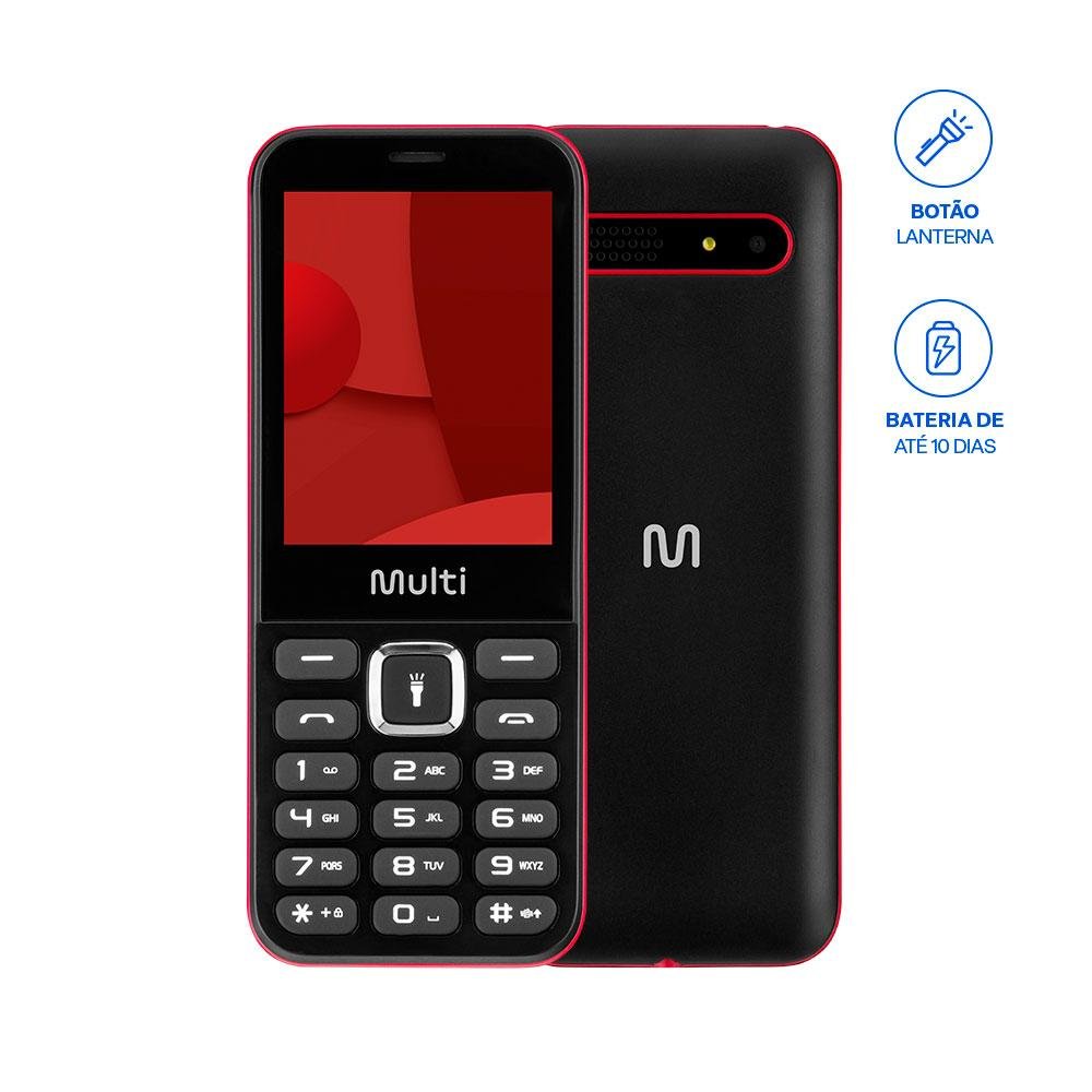Celular Up Max Preto, P9135, Multilaser
