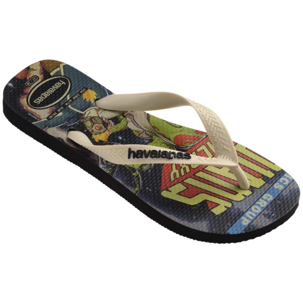 Havaianas Top Marvel Classic Preto/Bege Palha 
29/30