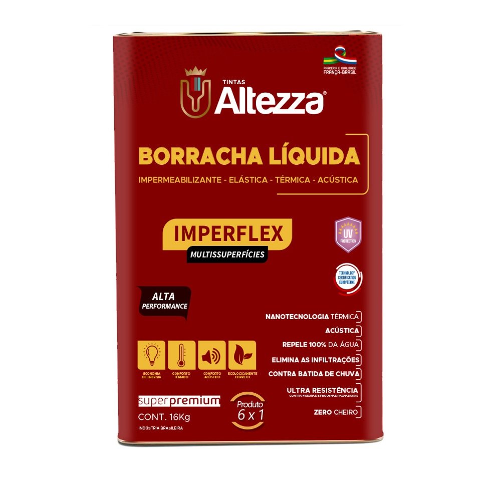 Borracha Liquida 16 Kg Branco Neve