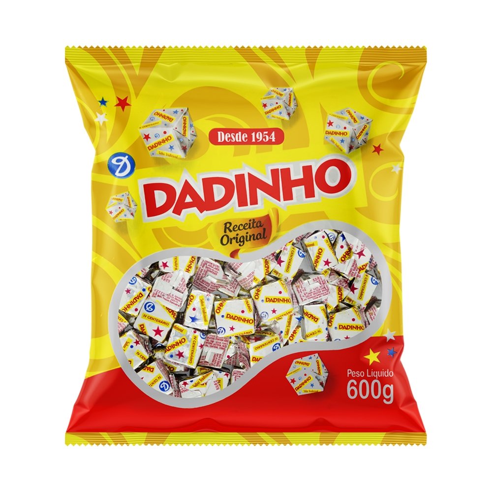 Bala Dadinho Amendoim Tradicional 600g