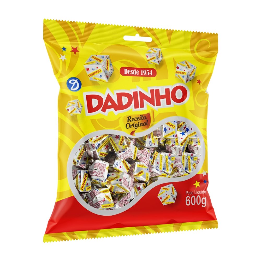 Bala Dadinho Amendoim Tradicional 600g