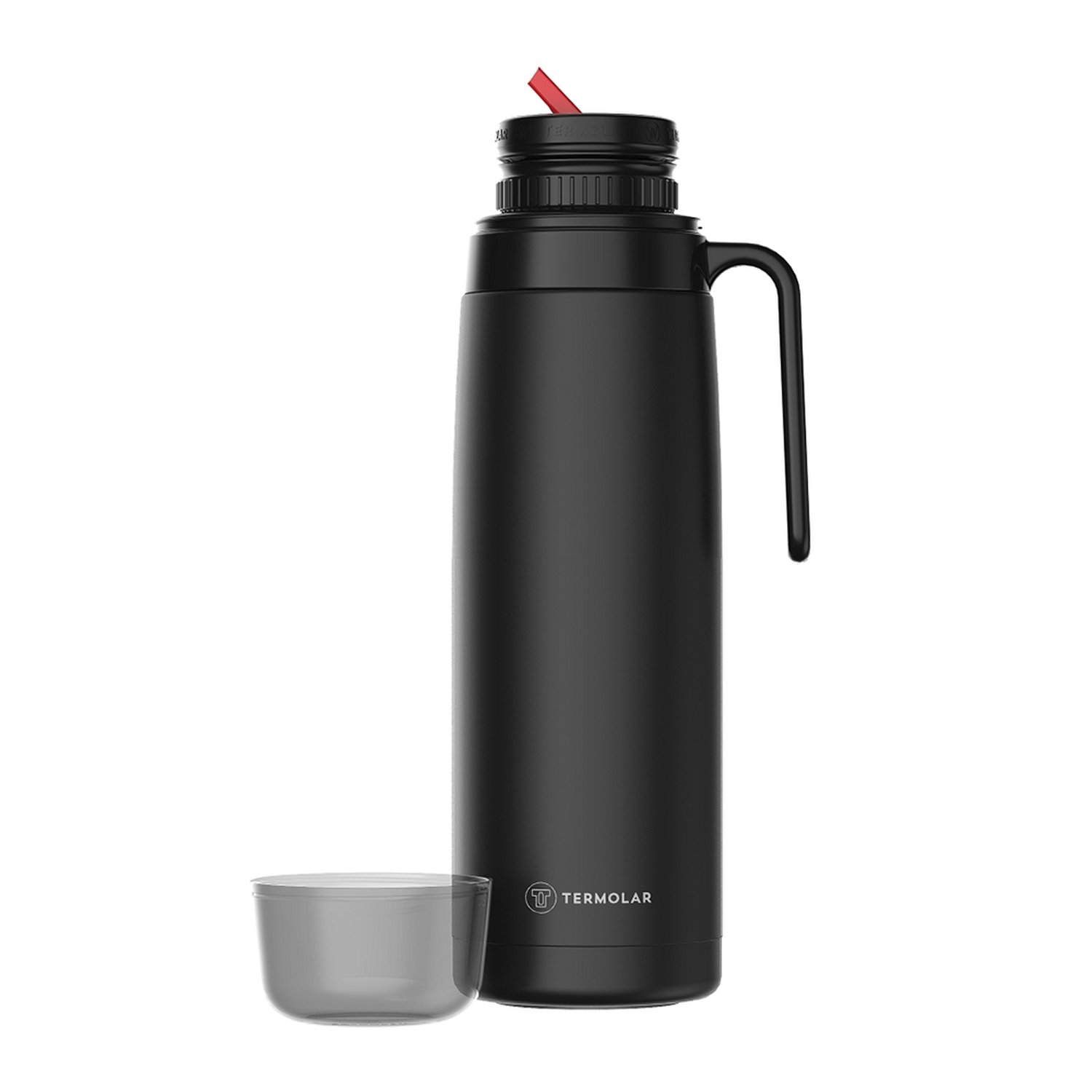Garrafa Térmica Termolar R-Evolution 1L Aço Inox Preta