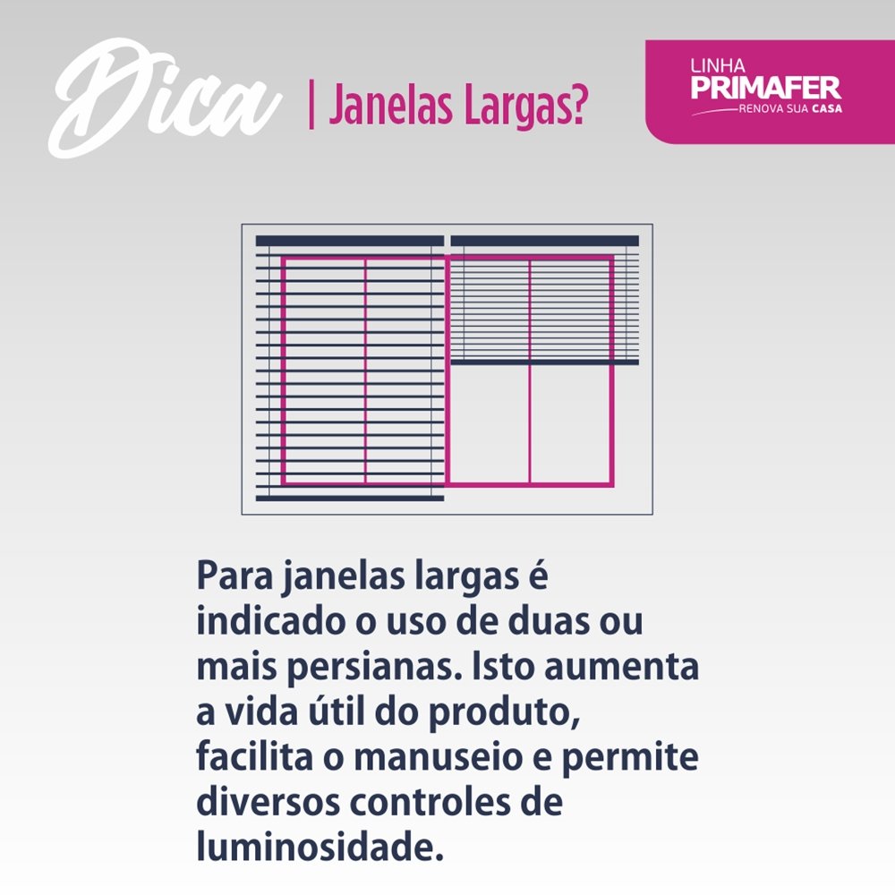 Persiana Pvc Horizontal Atlas Primafer 120x130cm Cinza