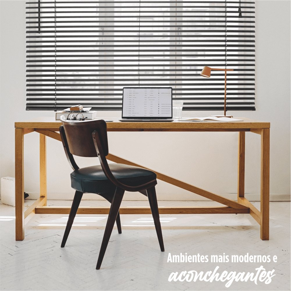 Persiana Pvc Horizontal Atlas Primafer 120x130cm Cinza