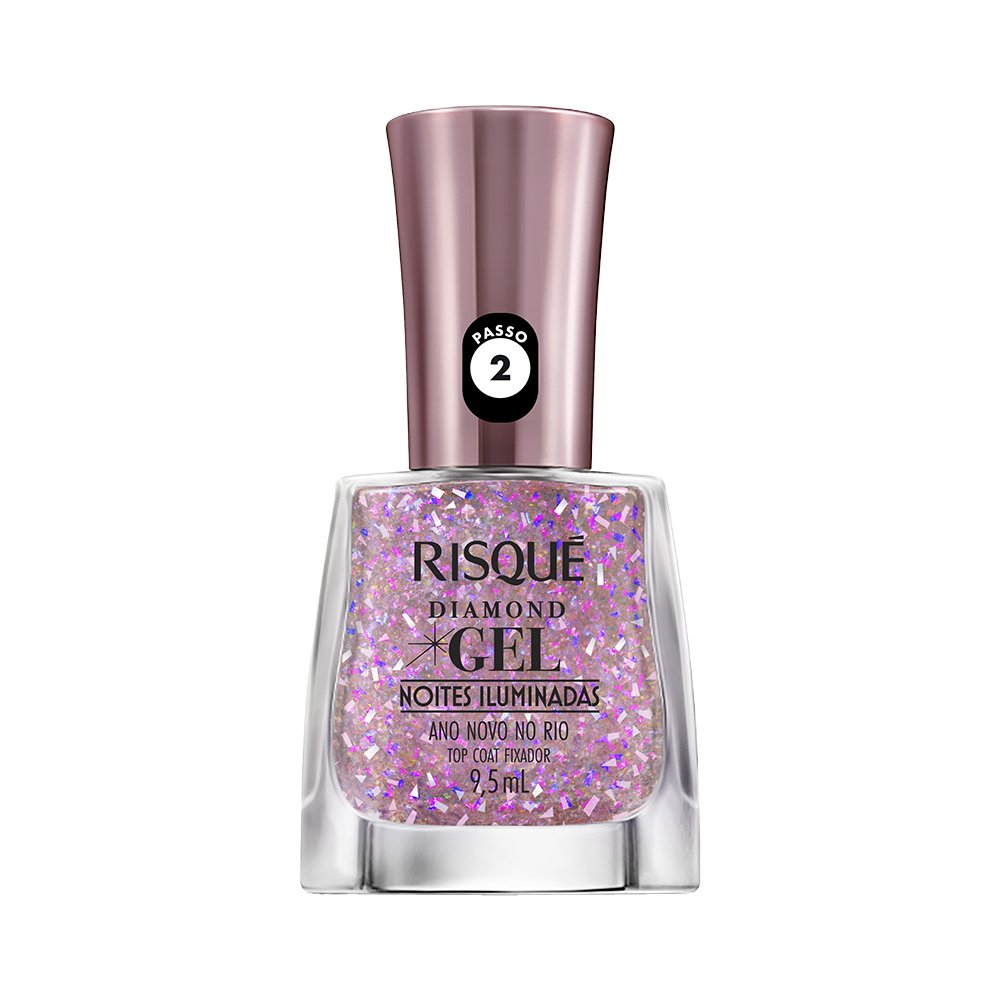 Esmalte Risque Brilho Gel Ano Novo no Rio 9,5ml