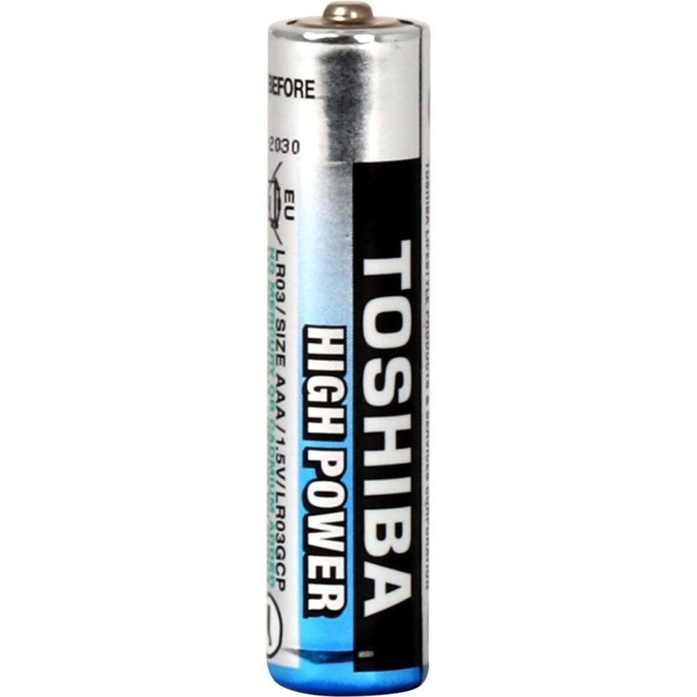 Pilha Alcalina AAA 1,5 Volts Com 4 Pilhas Toshiba