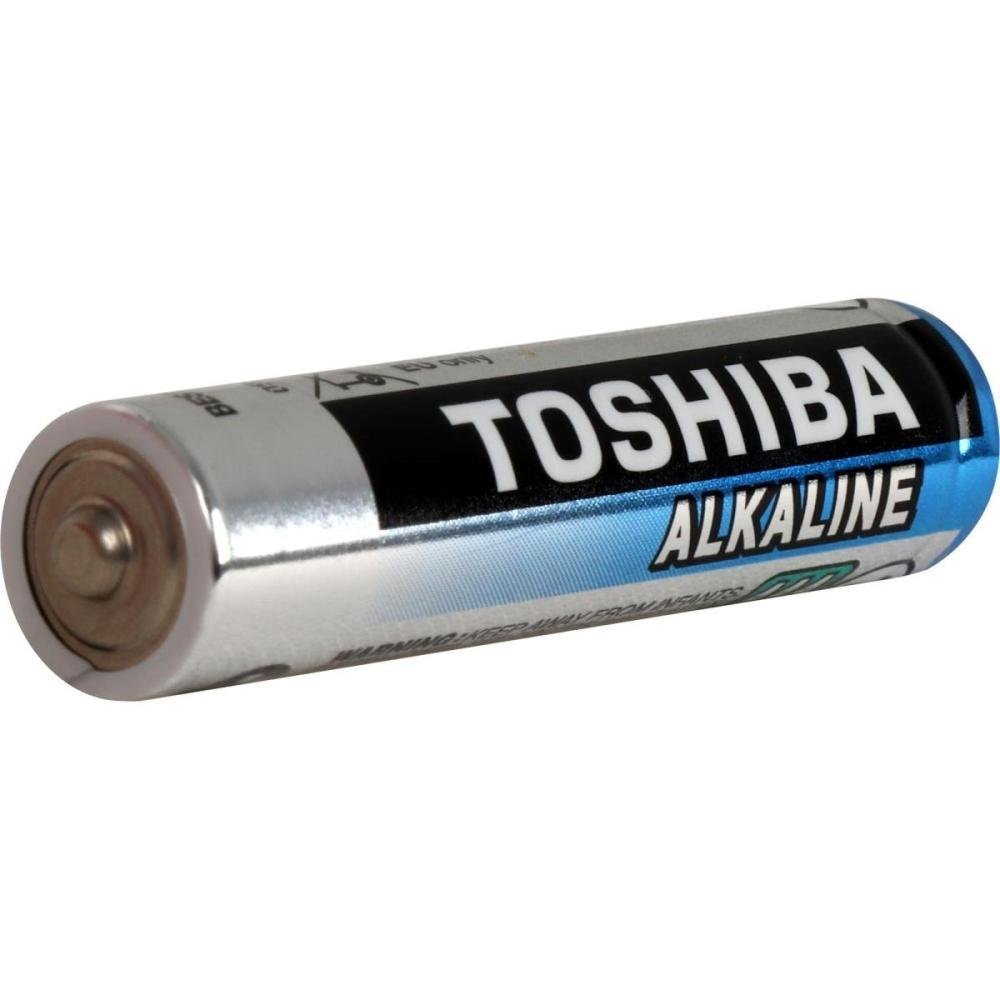 Pilha Alcalina AAA 1,5 Volts Com 4 Pilhas Toshiba