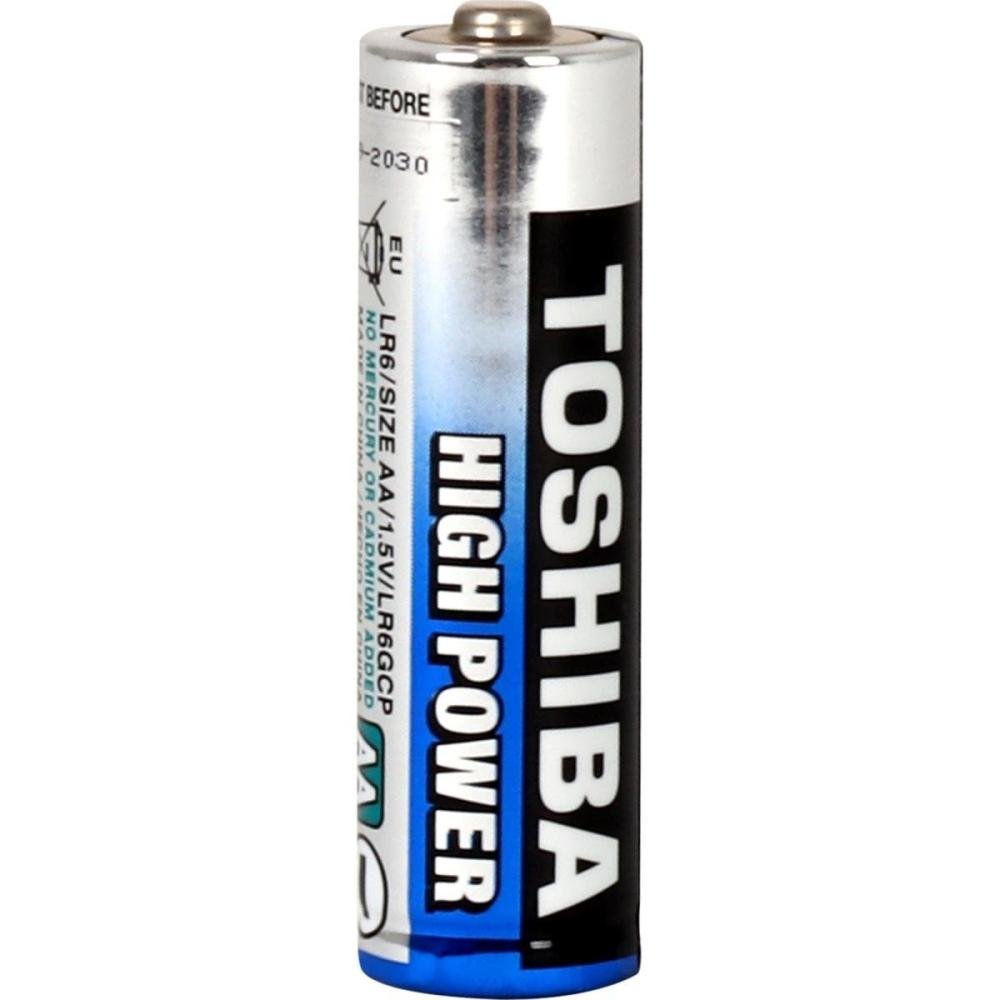 Pilha Alcalina AA 1,5V LR6GCP Toshiba - Cartela com 2 unidades