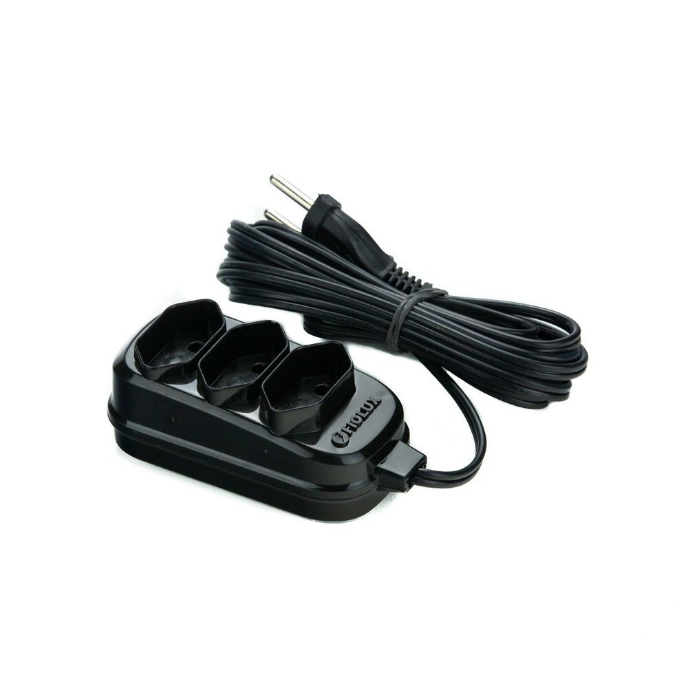 Extensao Eletrica Bipolar 3 Metros Preto Fiolux