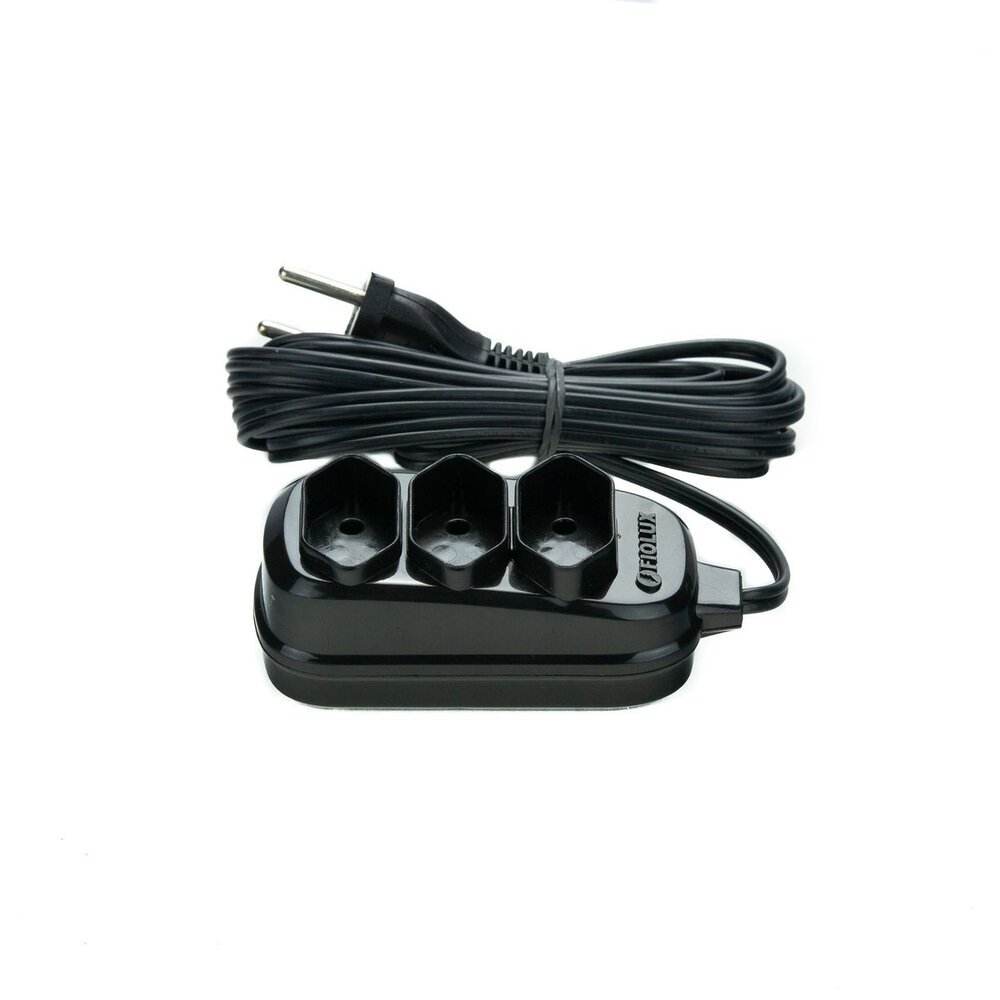 Extensao Eletrica Bipolar 3 Metros Preto Fiolux
