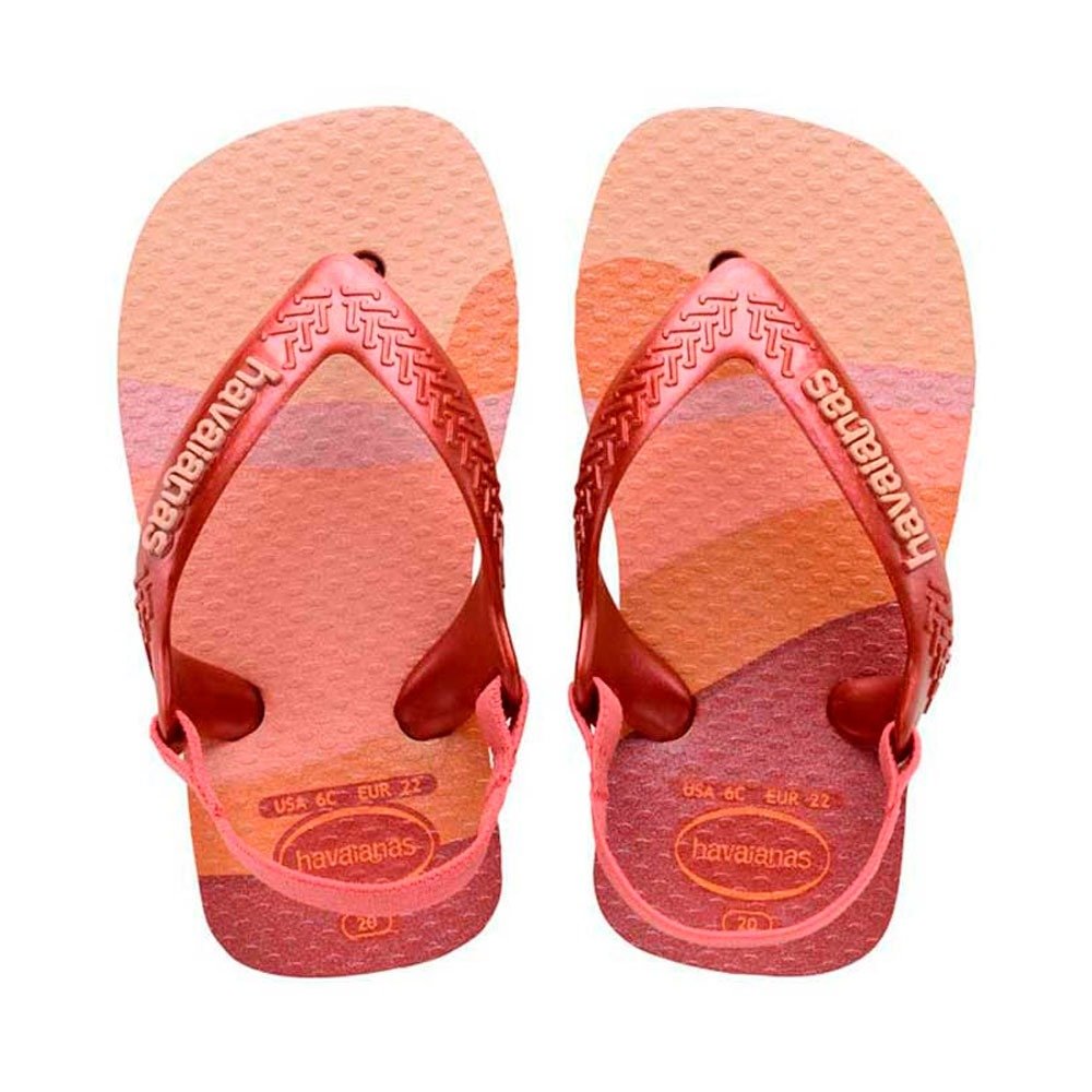 Chinelo Havaianas Baby Mini Me (17-24) - 7268 Rosa Ballet Mogno com 12 Pares