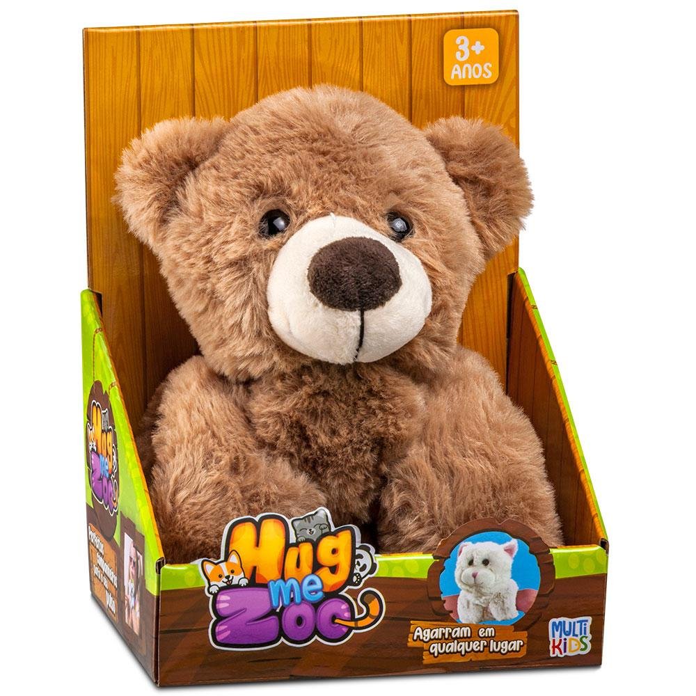 Pelucia Hug Me Zoo Urso Pardo Multikids - BR1720