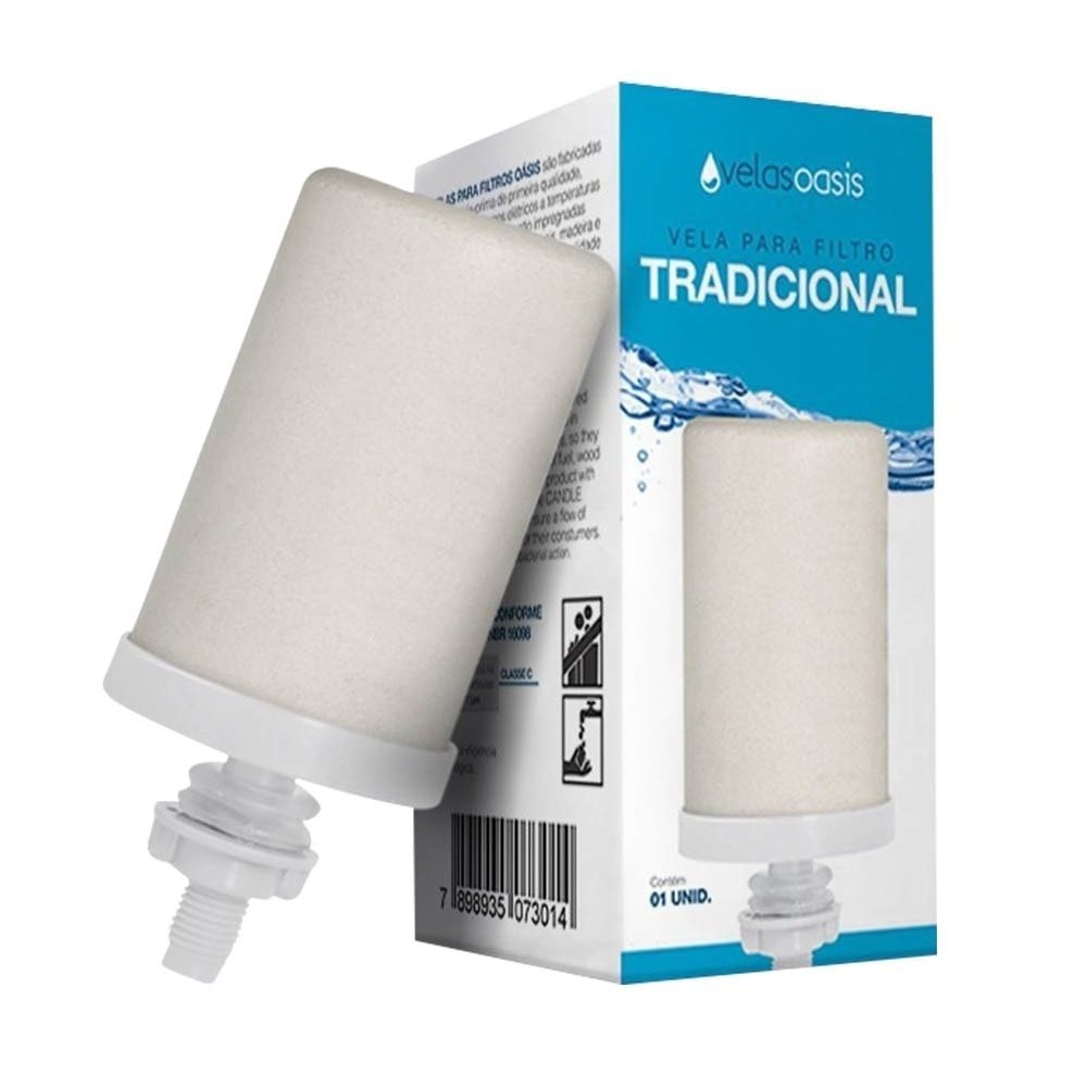 Vela para Filtro Oasis Tradicional - Embalagem com 12 Unidades