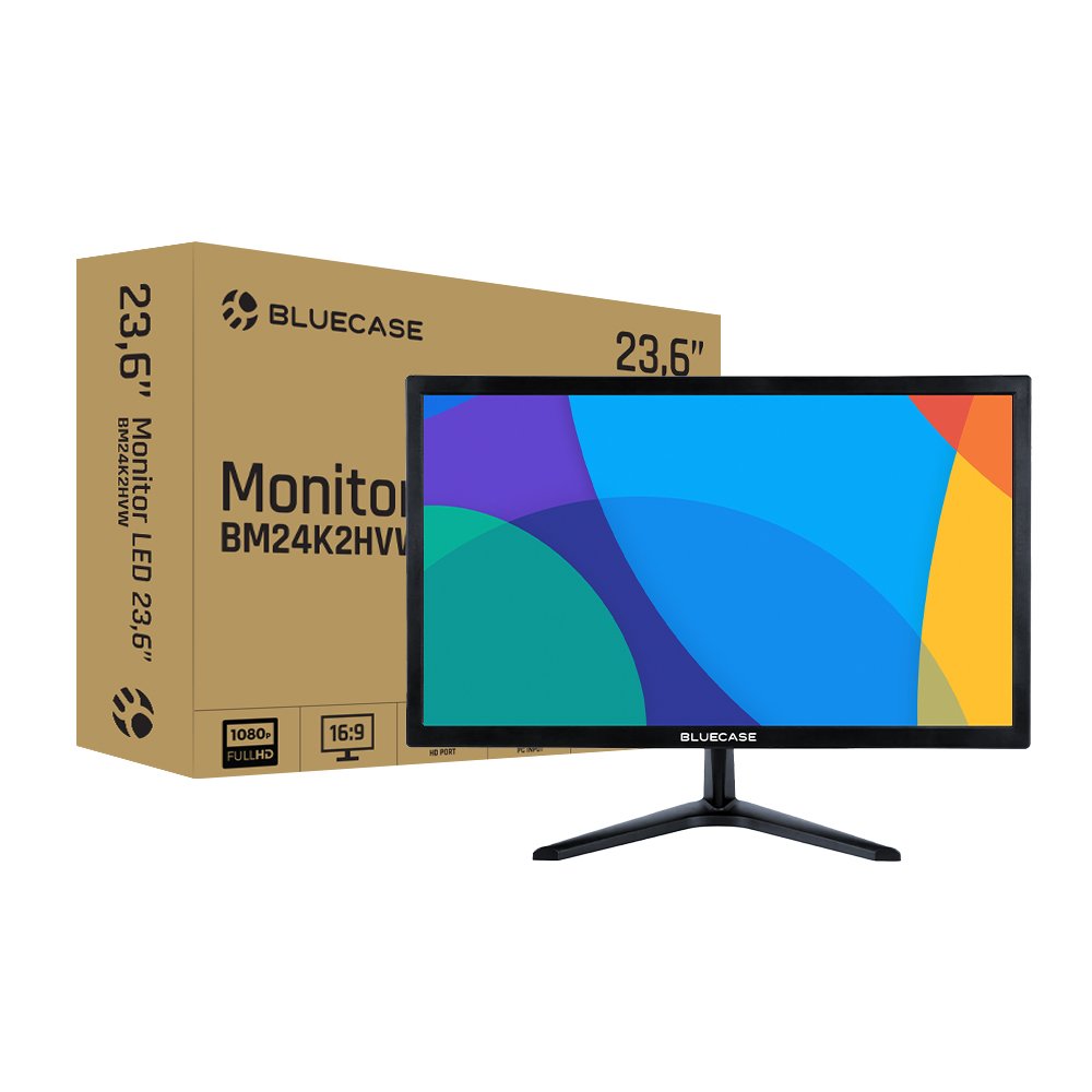 Monitor 23,6" Led Full Hd / 75Hz / Hdmi / Vga / Vesa / 16:9- Bluecase
