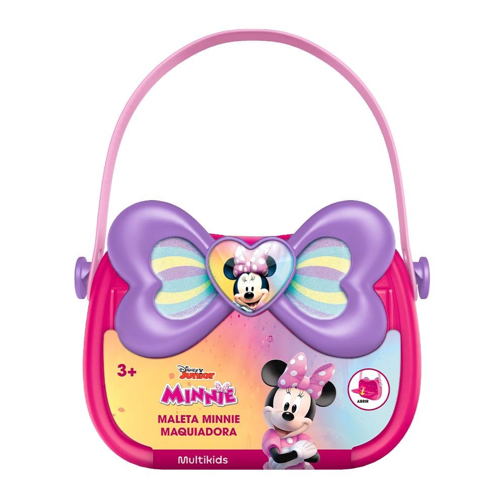 Maleta Maquiadora Minnie Disney com Acessorios Multikids - BR1984