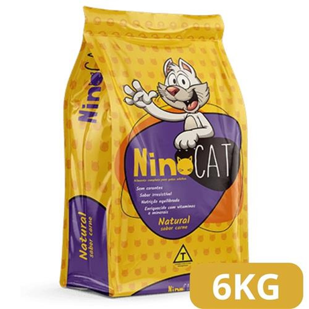 Racao Nino Cat Natural 6Kg | Martins Atacado