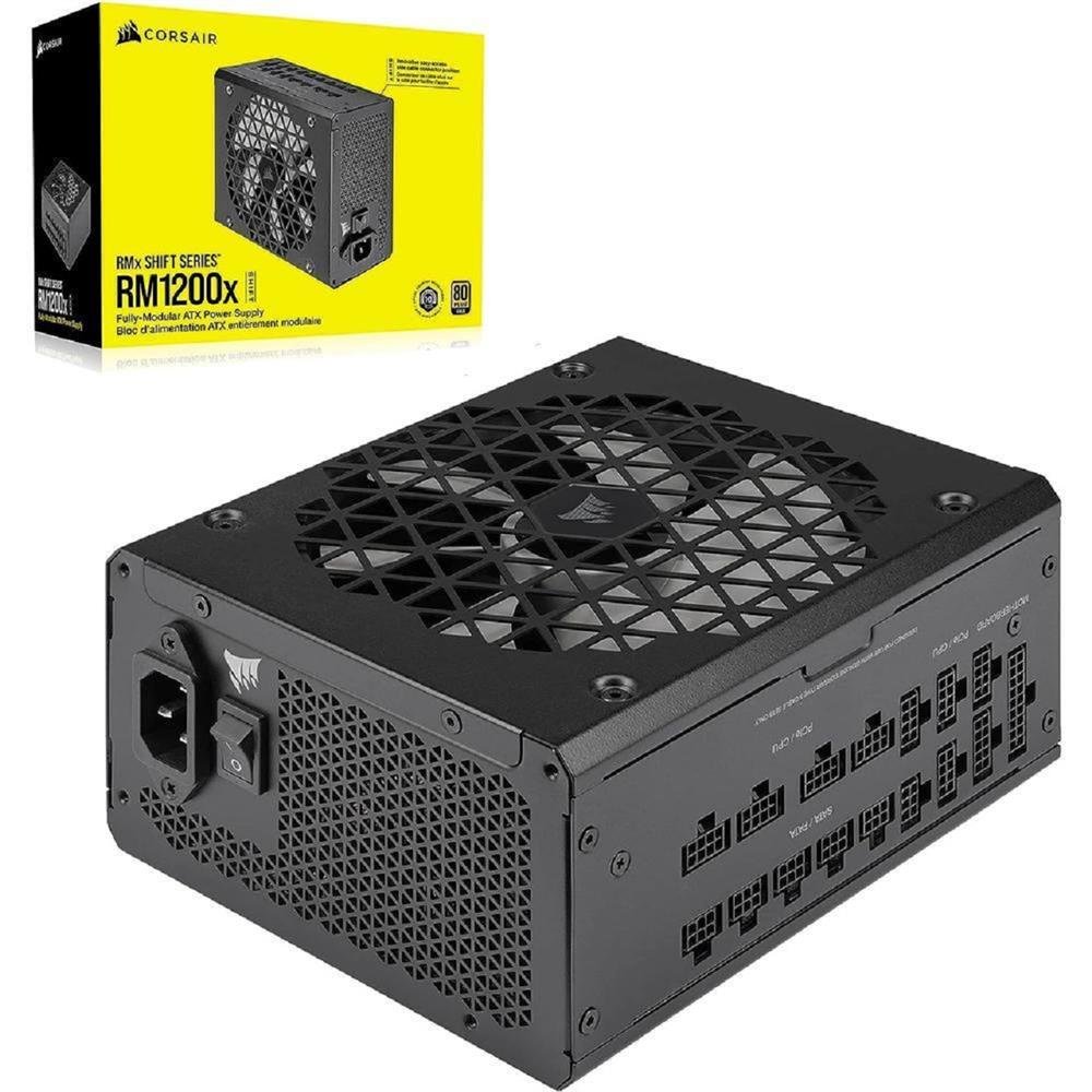 Fonte Corsair Rm1200x, 1200W, 80 Plus Gold, Full Modular, Preto