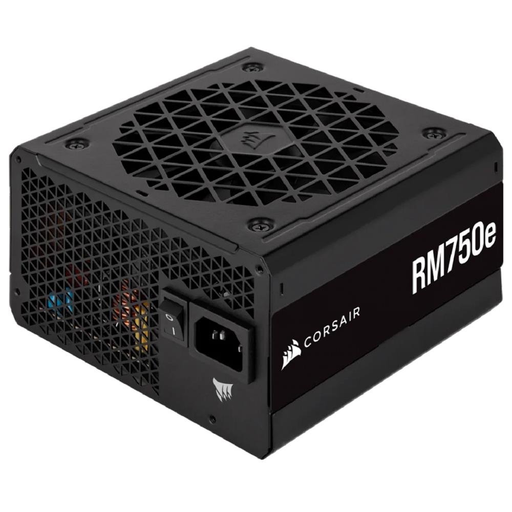 Fonte Corsair RM750E, 750W, 80 Plus Gold, Full Mudolar, Preto
