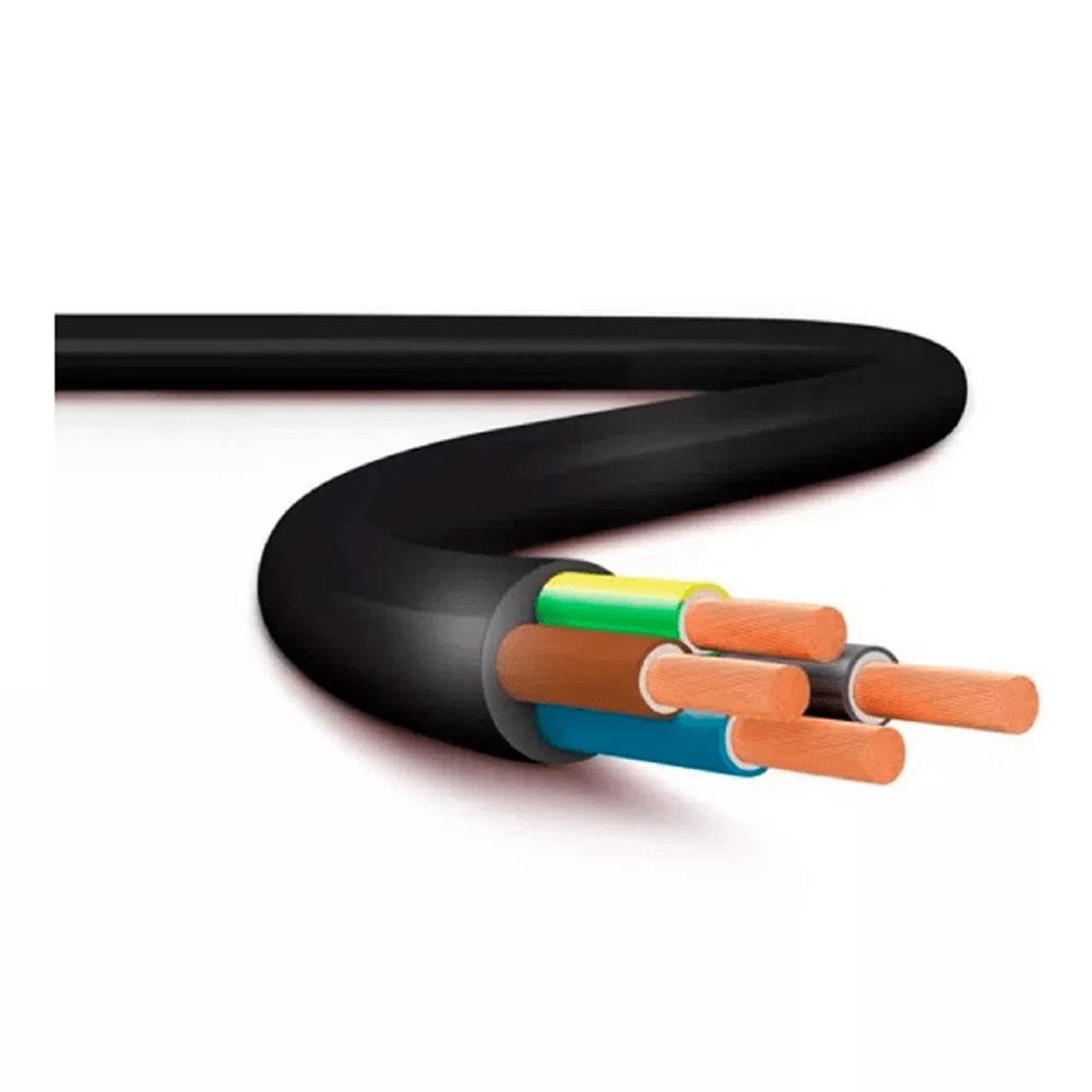 Cabo Pp 500V 4 X 1,5Mm Cobrecom Preto