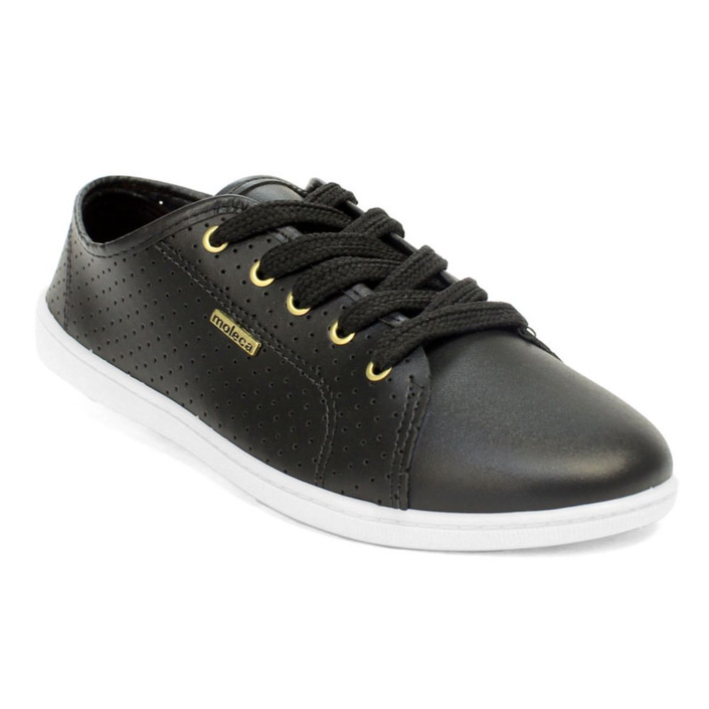 Sapato Adulto Moleca Preto - Grade 12 Pares - Numeração 34-39