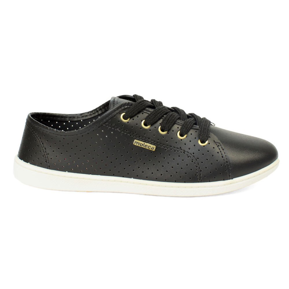 Sapato Adulto Moleca Preto - Grade 12 Pares - Numeração 34-39