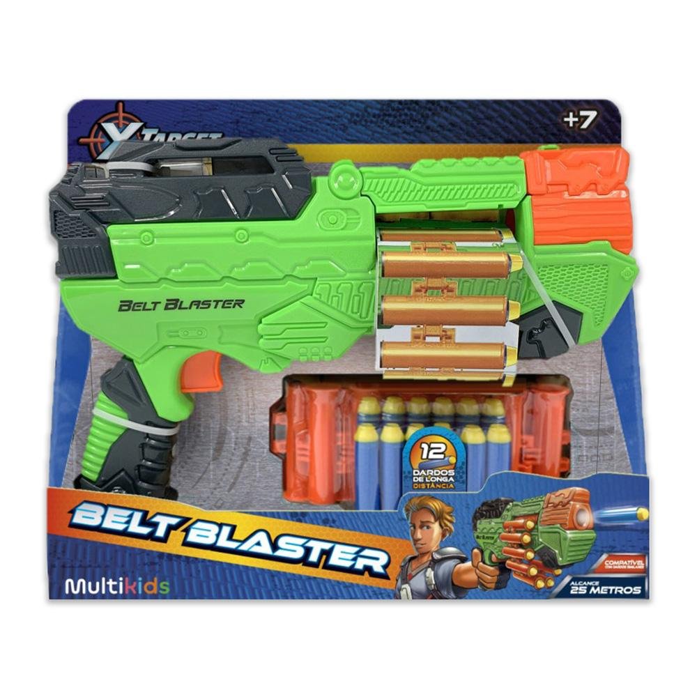 X-Target Belt Blaster com 12 Dardos Multikids - BR2028