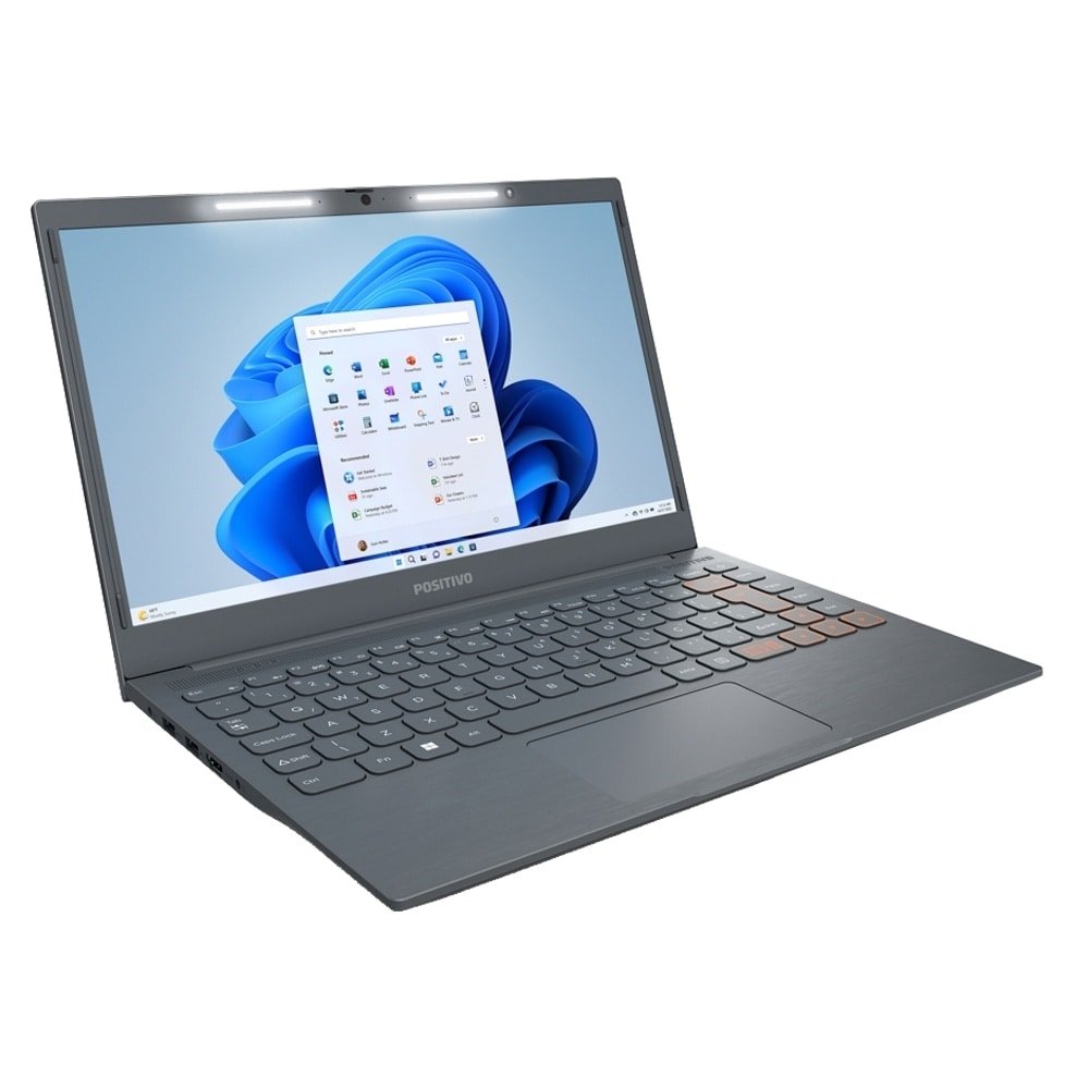 Notebook Positivo Vision C4128A-14 - Tela 14P", Intel Celeron, 128GB, 4GB RAM, Windows 11, Cinza