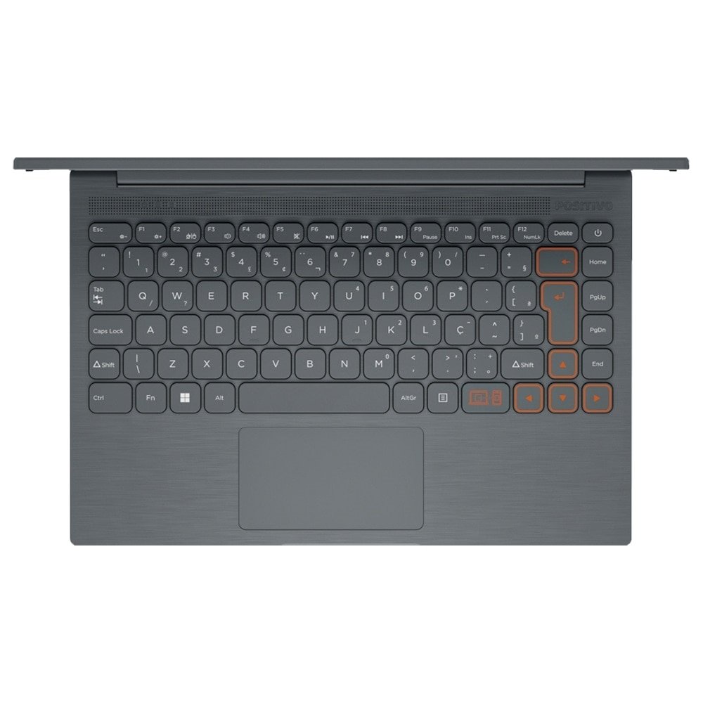 Notebook Positivo Vision C4128A-14 - Tela 14P", Intel Celeron, 128GB, 4GB RAM, Windows 11, Cinza