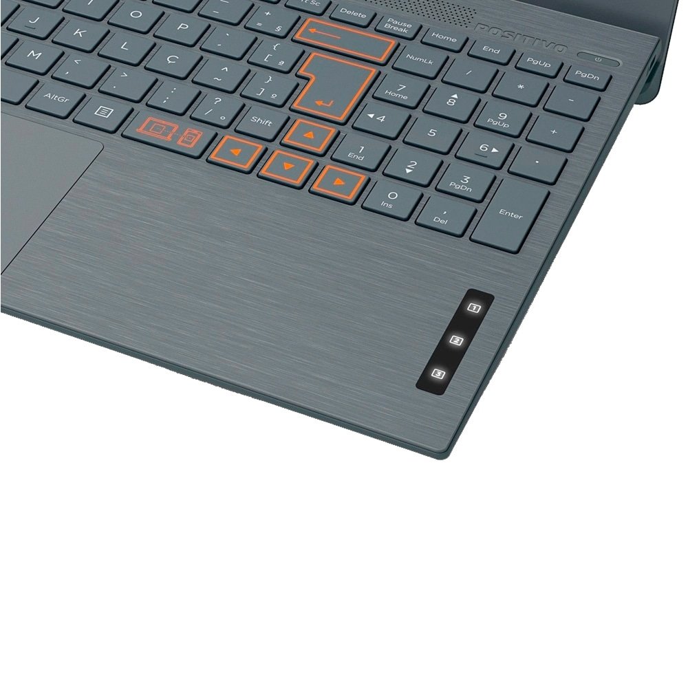 Notebook Positivo Vision C4128A-15 - Tela 15.0", Intel Celeron, 128GB, 4GB RAM, Windows 11, Cinza