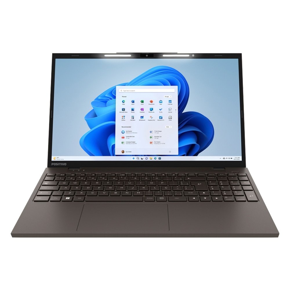 Notebook Positivo Vision I38256A | Tela 15.6", Intel Core i3-1115G4, 256GB SSD, 8GB RAM, Windows 11, Cinza