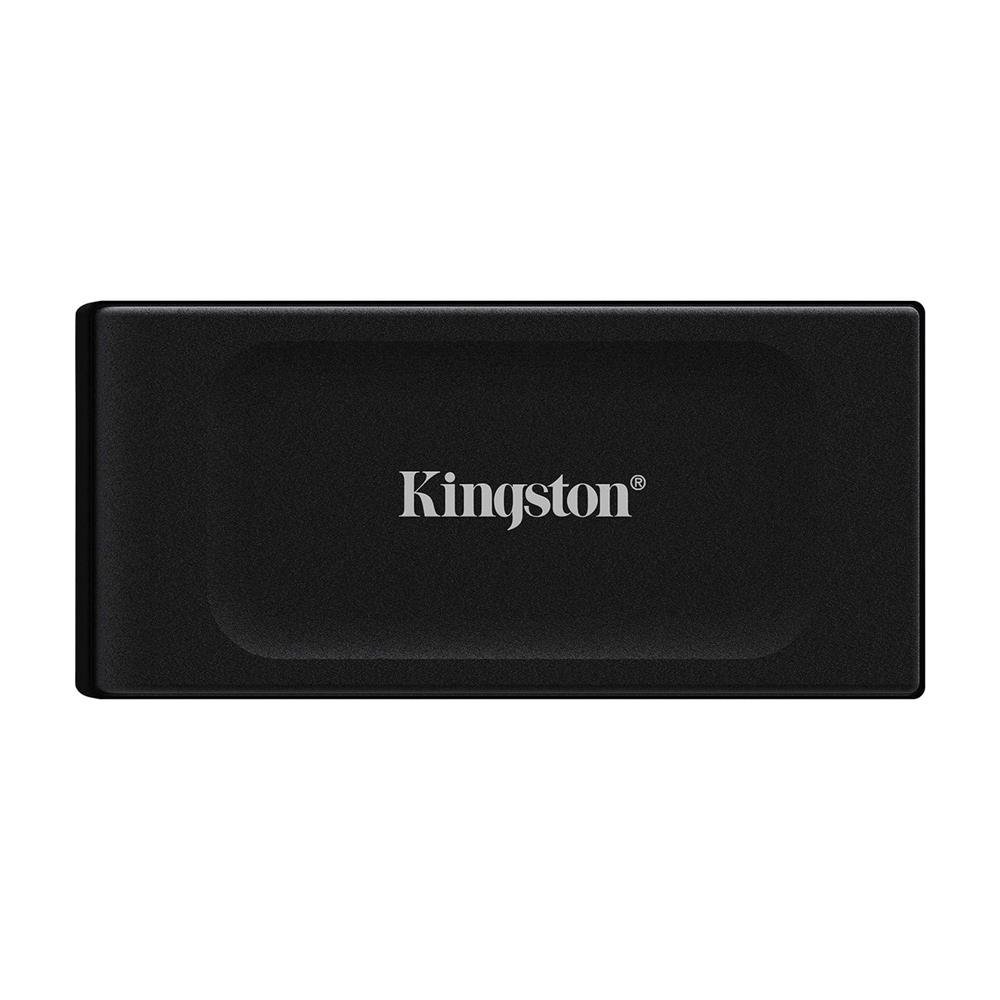 SSD Externo Kingston XS1000, 2 TB, USB 3.2 Gen 2x2, Portátil, Leitura: 1050 MB/s, Gravação: 1050 MB/s, Preto - SXS1000/2000G