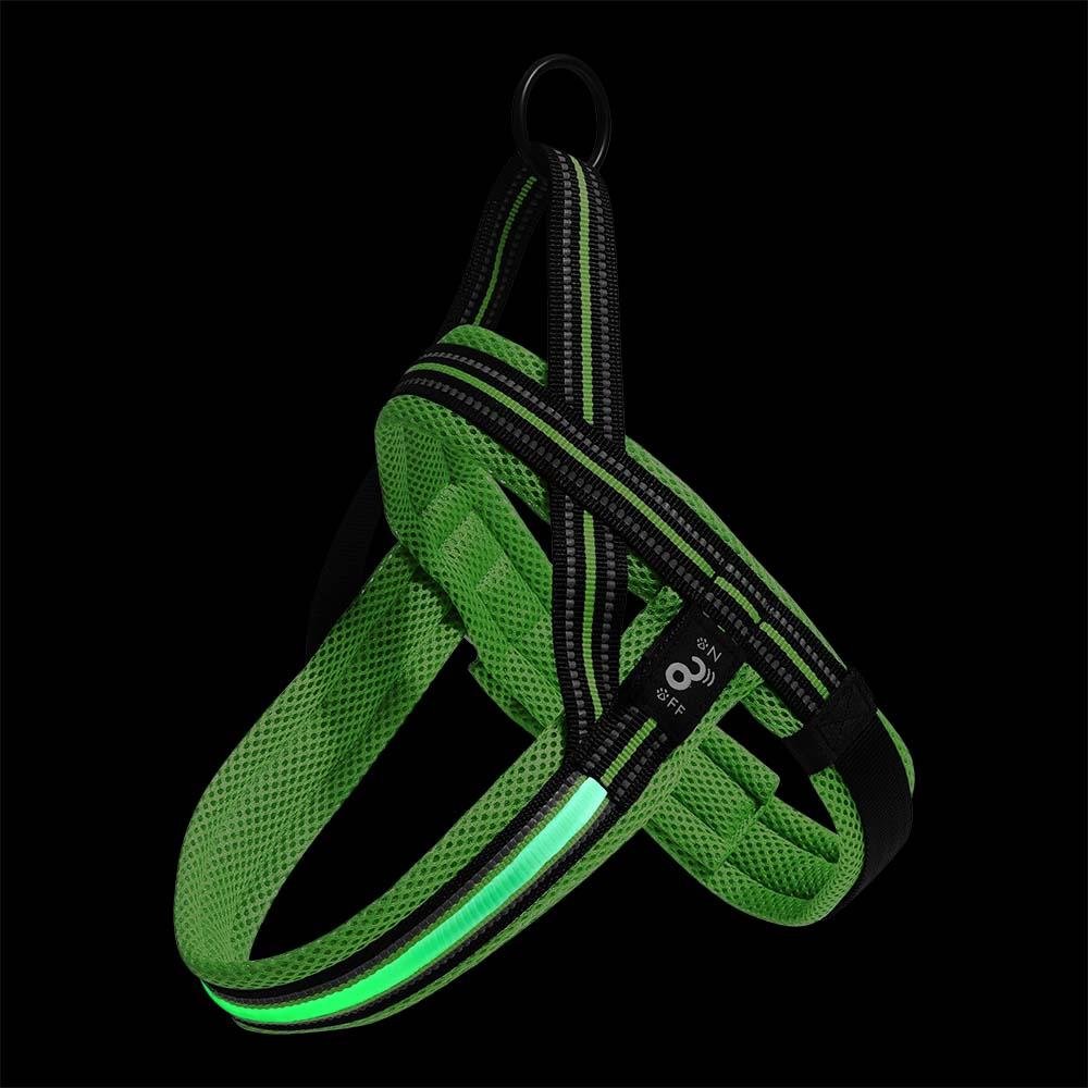 Peitoral LED 3 Funções Verde Tamanho G Mimo - PP336