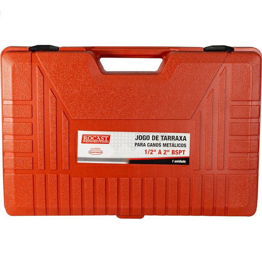 Jogo Tarraxa Para Canos Metálicos 1/2" A 2" Rocast