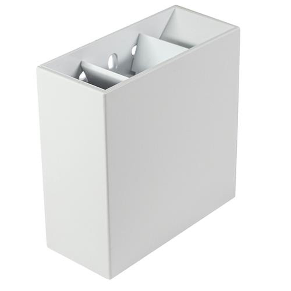 Arandela Led Branca Quadrada 6W - Facho Regulável Noll