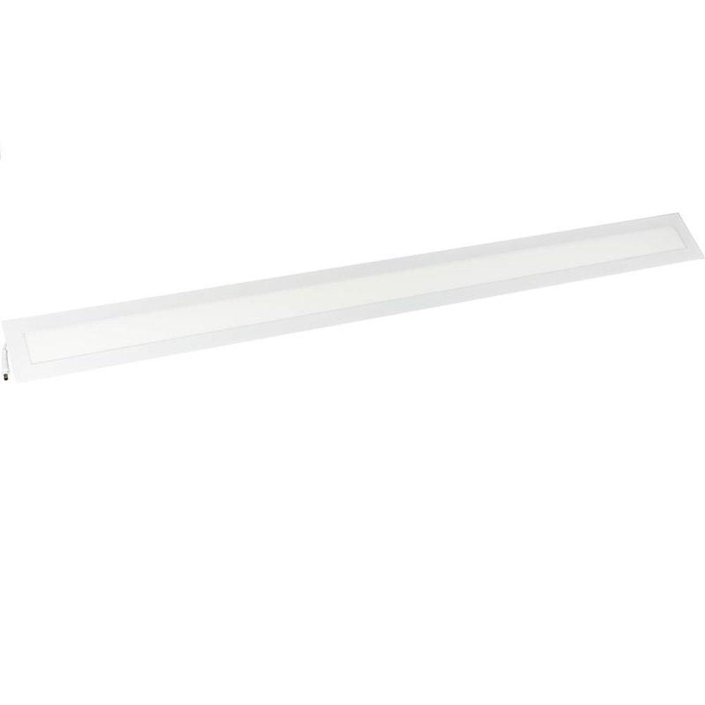 Luminária Slim Led Retangular De Embutir 18W - 100X600Mm - 3000K - Bivolt Noll